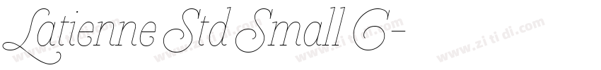 Latienne Std Small C字体转换